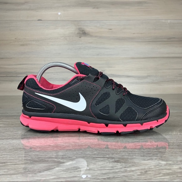 nike flex black pink
